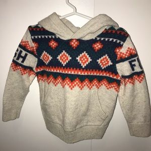 Baby Gap Hooded Sweater Wool Blend